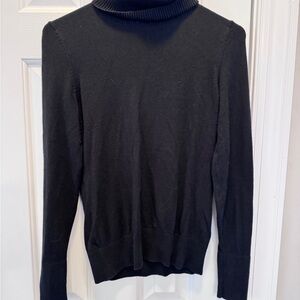 Banana Republic Classic Black Cowl Neck Sweater